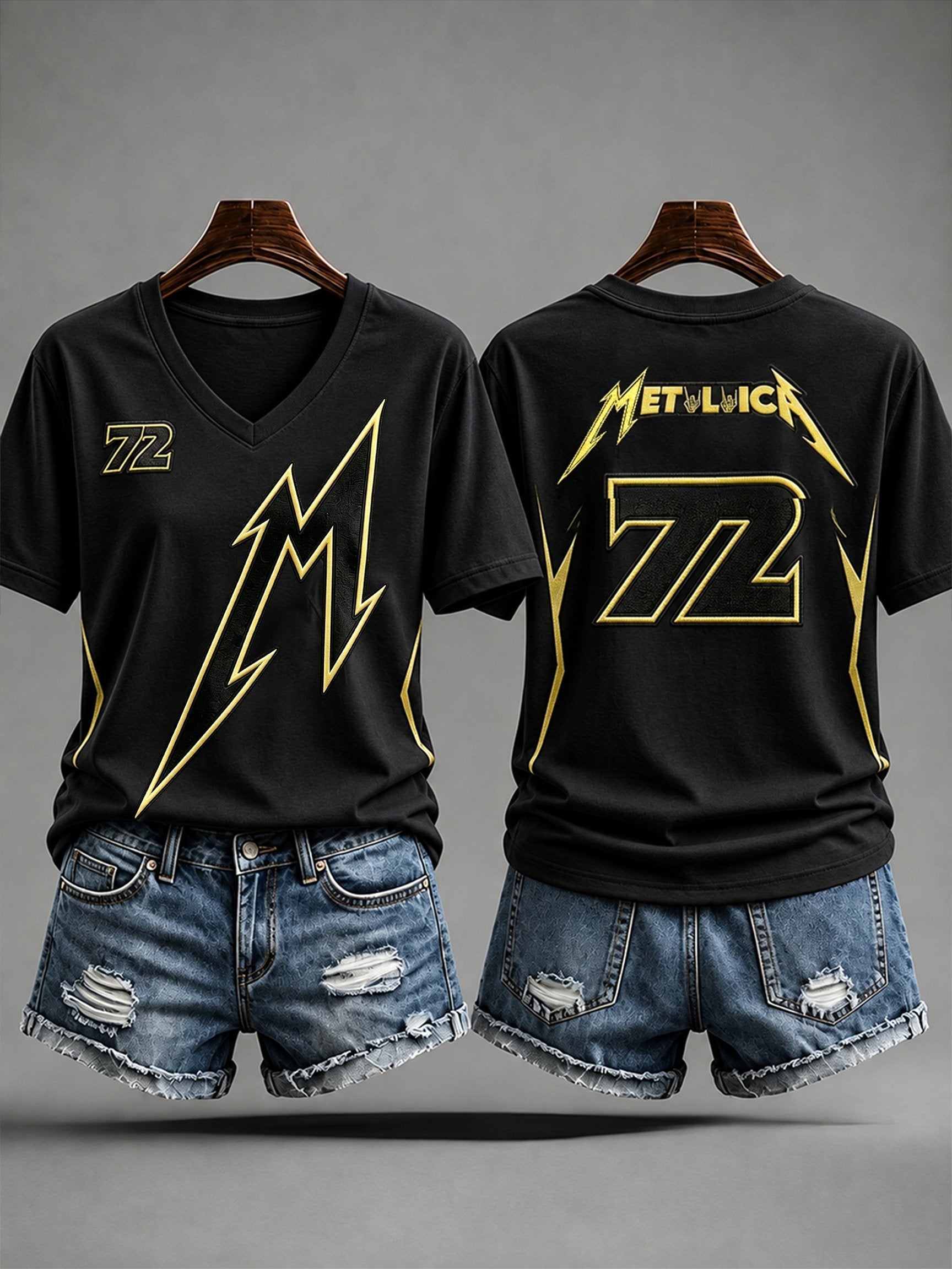 Women's Music Tour Print Casual T-shirt