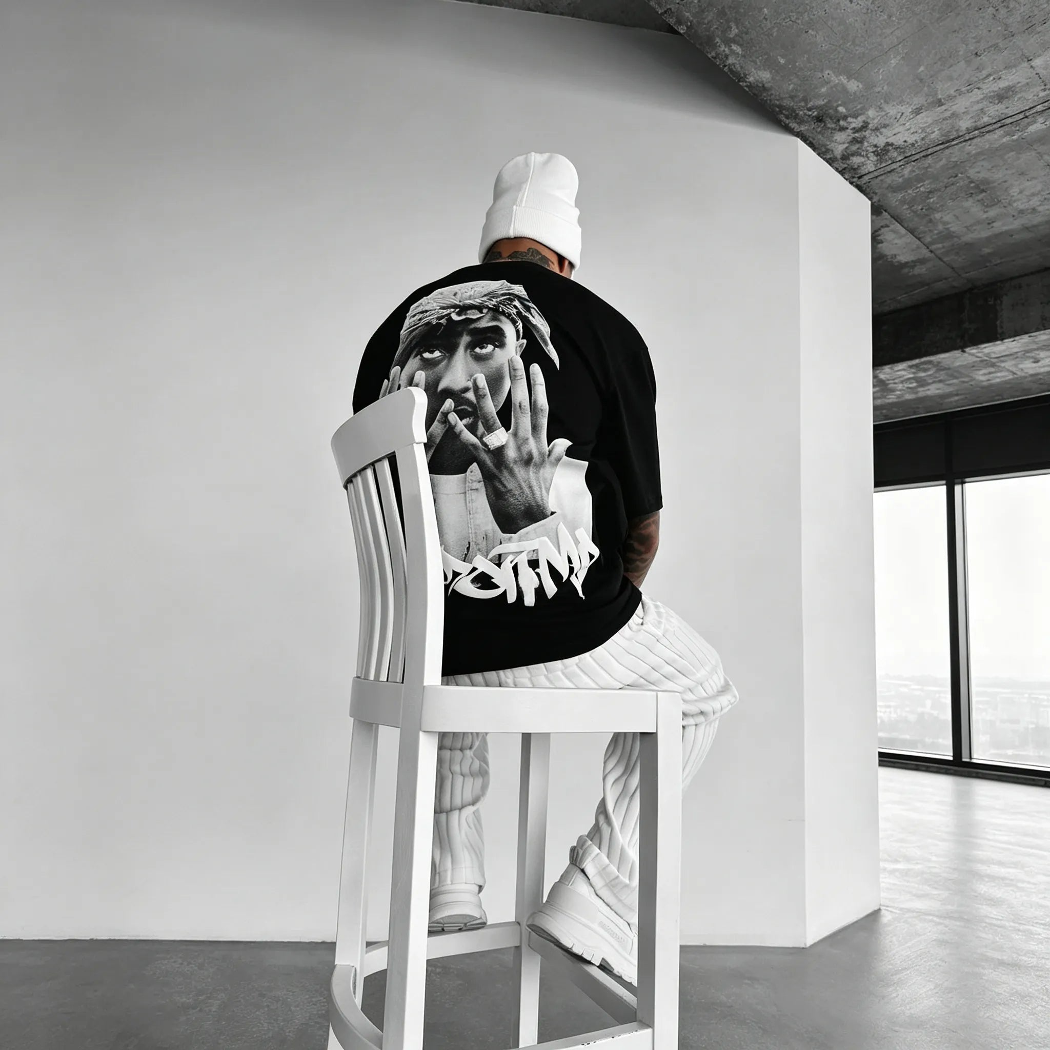 Unisex West Coast Legend Print Short-Sleeve T-Shirt