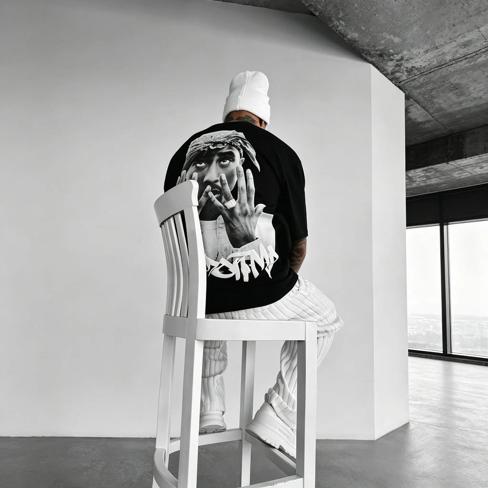 Unisex West Coast Legend Print Short-Sleeve T-Shirt
