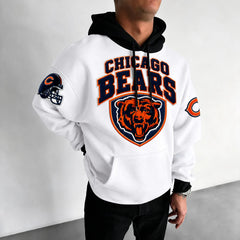 Rugby-print Hoodie
