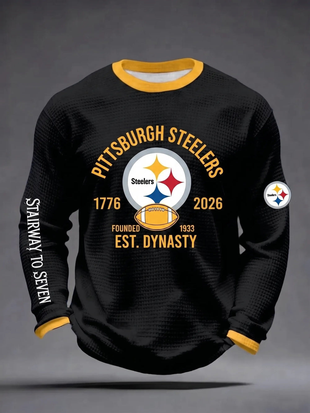 Men's Pittsburgh Steelers Team Fan Long-Sleeve Sweatshirt