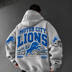 Rugby-print Hoodie