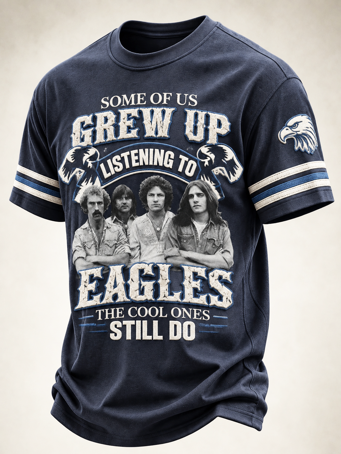 Men's Music Print T‐Shirt