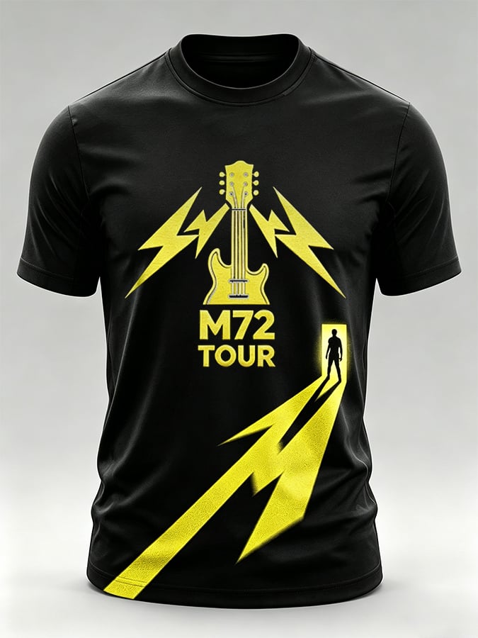 Men's Music Tour Printed Top