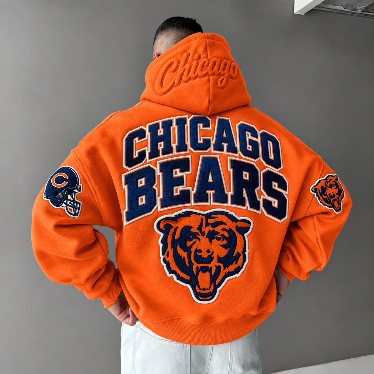 Rugby-print Hoodie