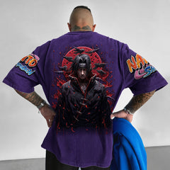 Unisex Anime-Style Retro Oversized T-Shirt