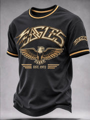 Men's Music Print T‐Shirt