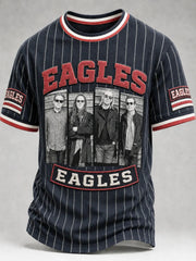 Men's Music Print T‐Shirt