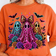 Leopard Ghost Halloween Shirt