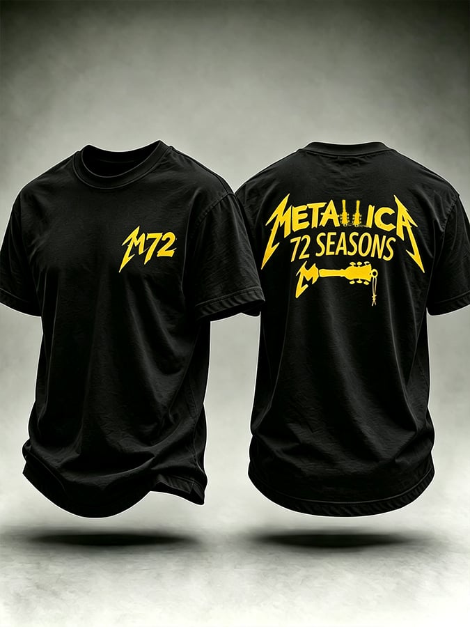 Men's Music Tour Printed Casual T-Shirt