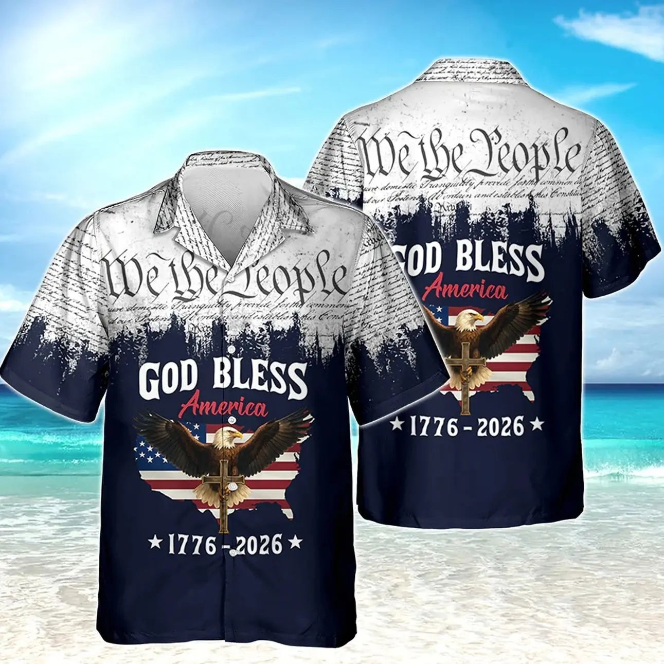 USA 250th Anniversary Hawaiian Shirt