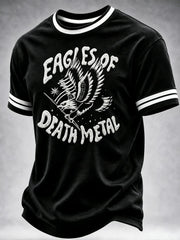 Men's Music Print T‐Shirt
