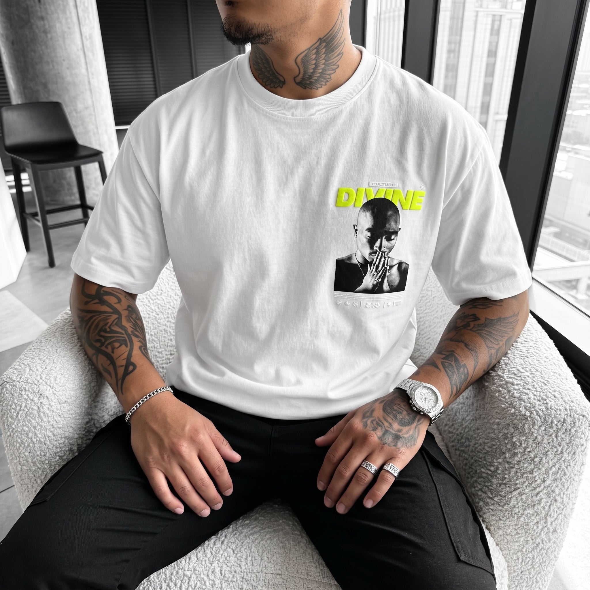 Unisex West Coast Legend Print Short-Sleeve T-Shirt