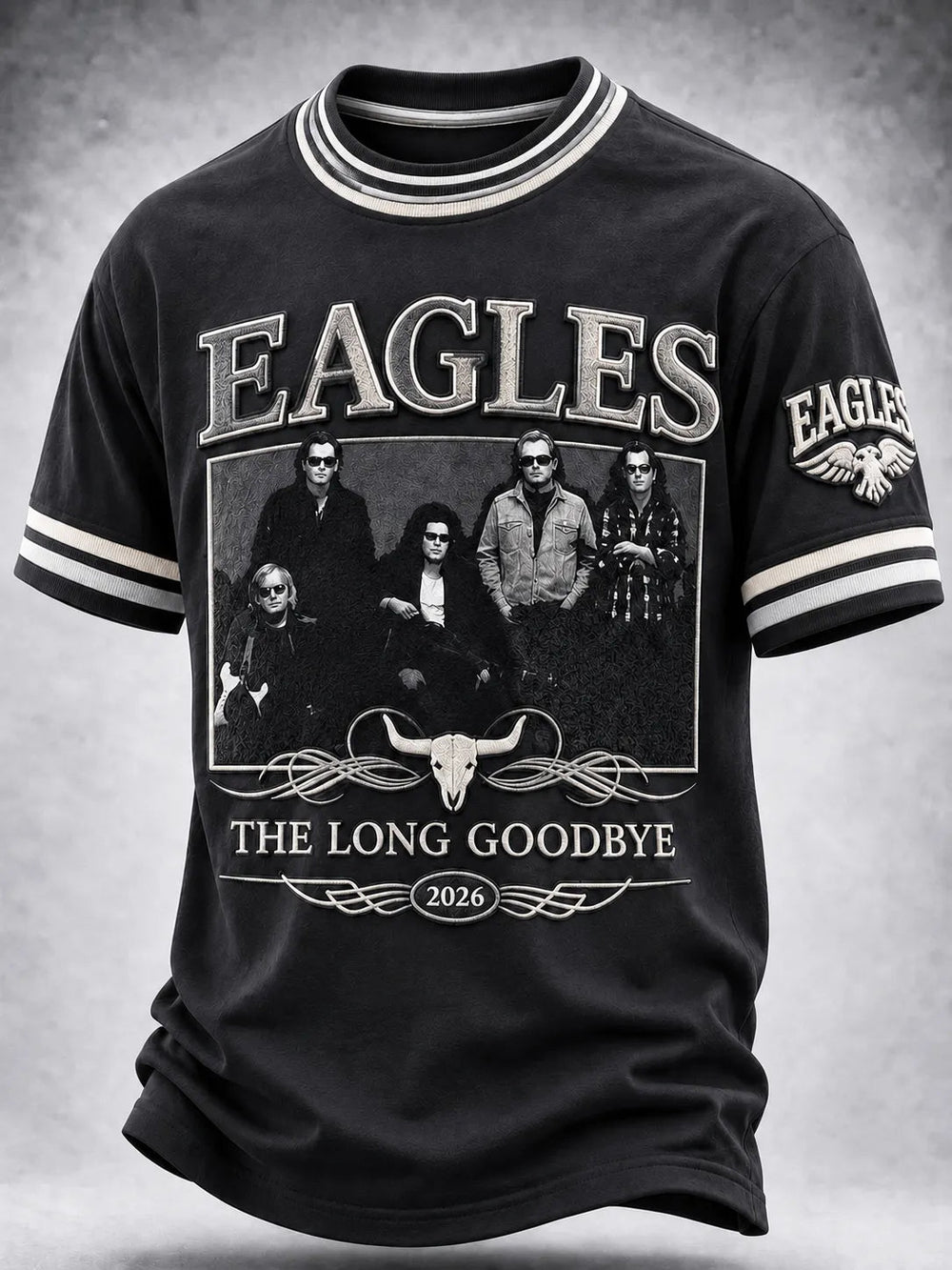 Men's Music Print T‐Shirt