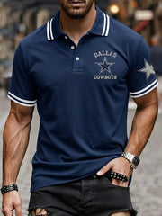 Men's Dallas Cowboys Short-Sleeve Polo Shirt