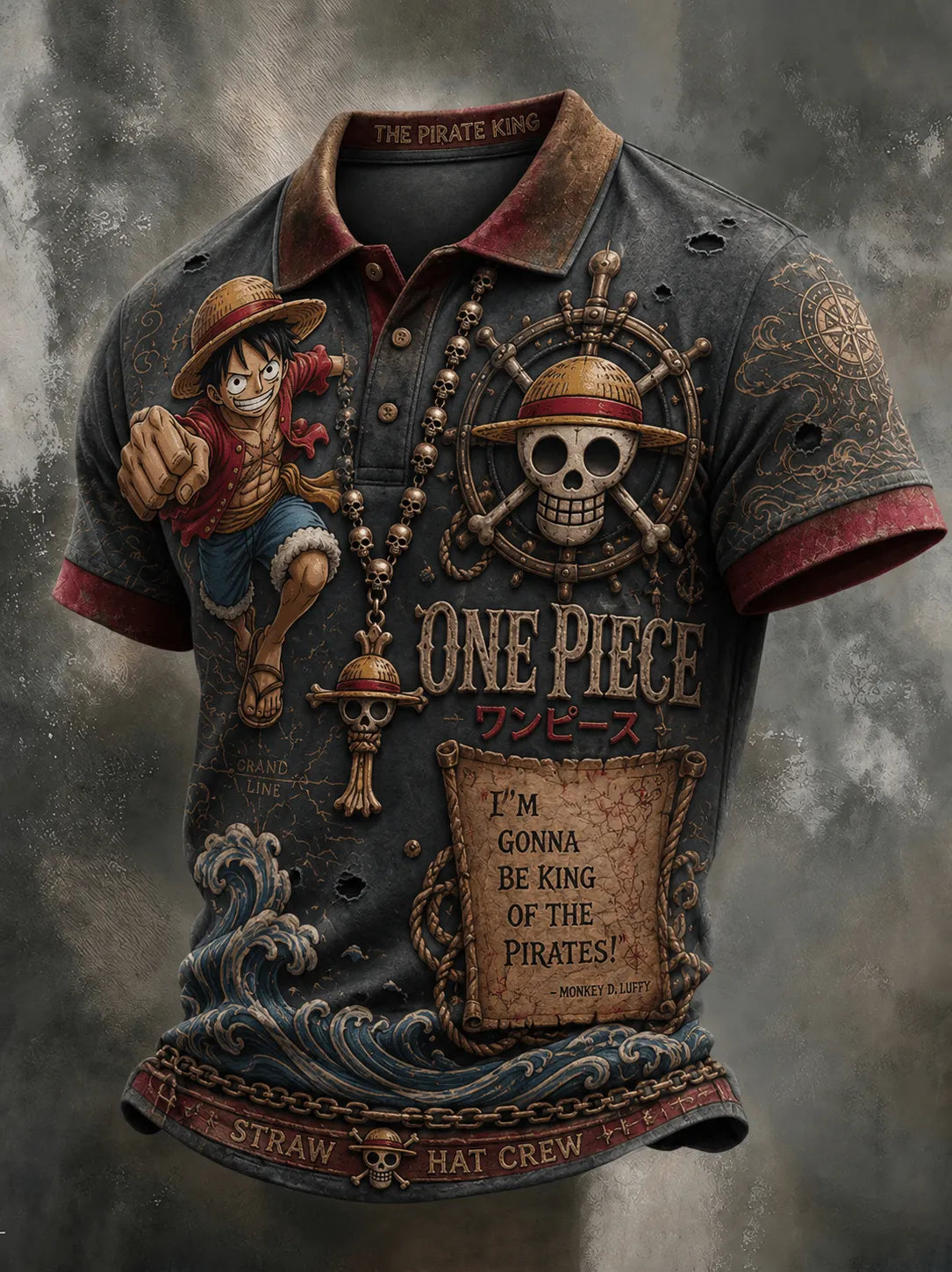 Men's Polo Shirts Designed Specifically For Anime Fans.
