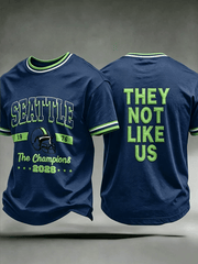 Men's Football Print Short-Sleeve T-Shirt