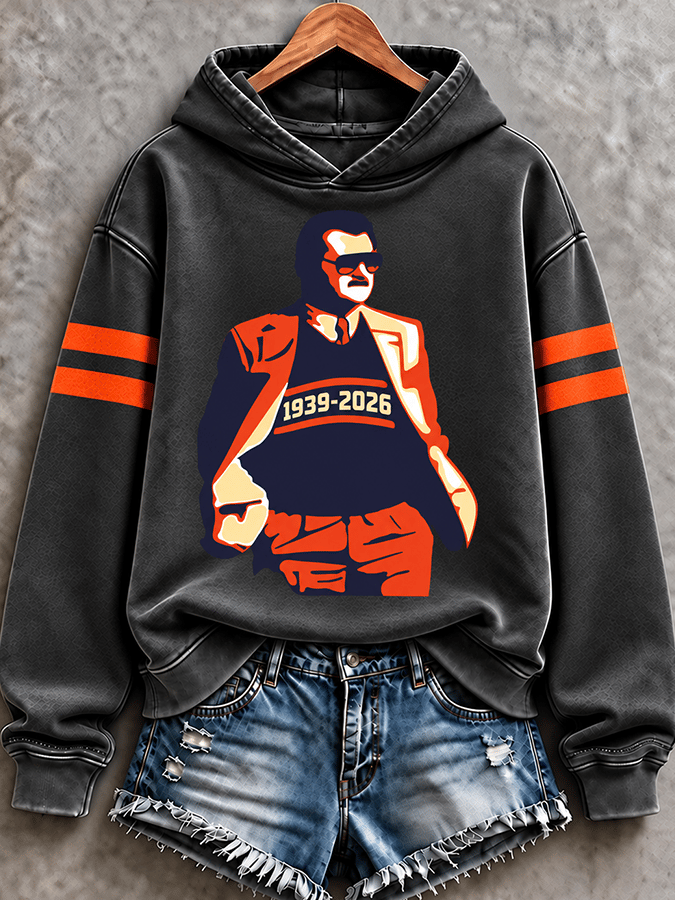 Women's Casual Printed Long-Sleeve Sweatshirt