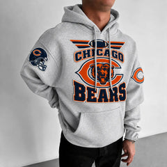 Rugby-print Hoodie