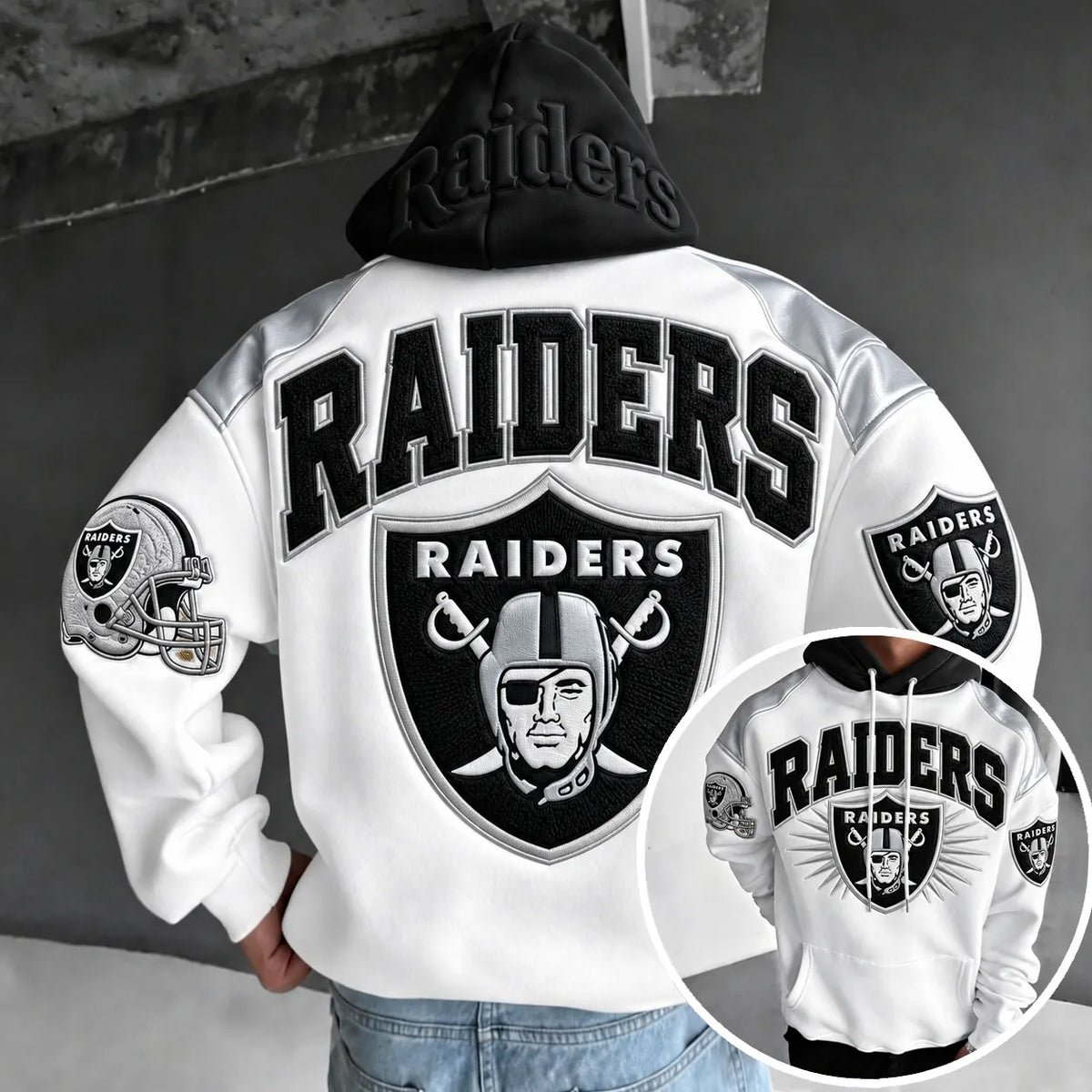 Rugby-print Hoodie