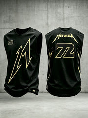 Men's Music Tour Print Casual Vest