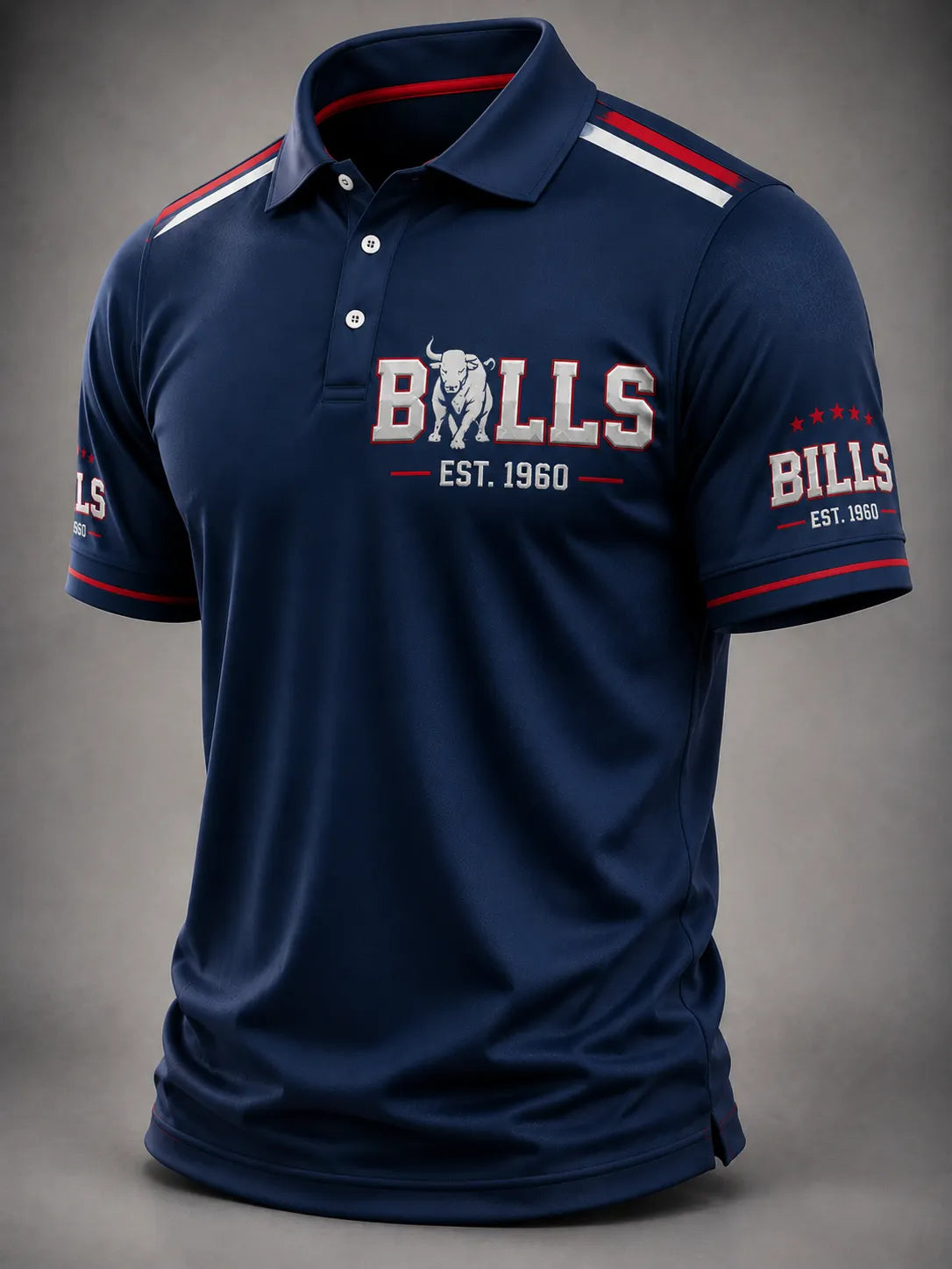 Men's Football Short-Sleeve Polo Shirt