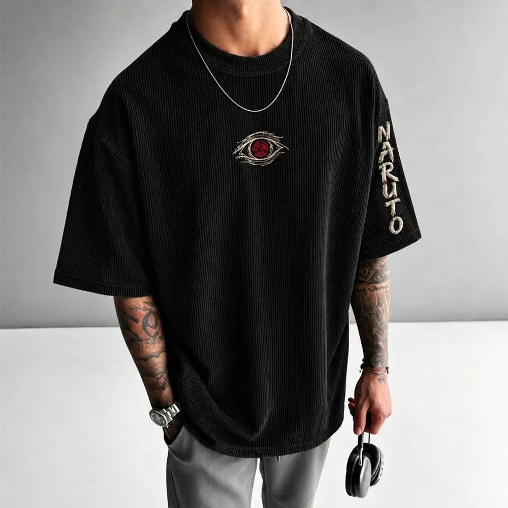 Unisex Anime-Style Retro Oversized T-Shirt