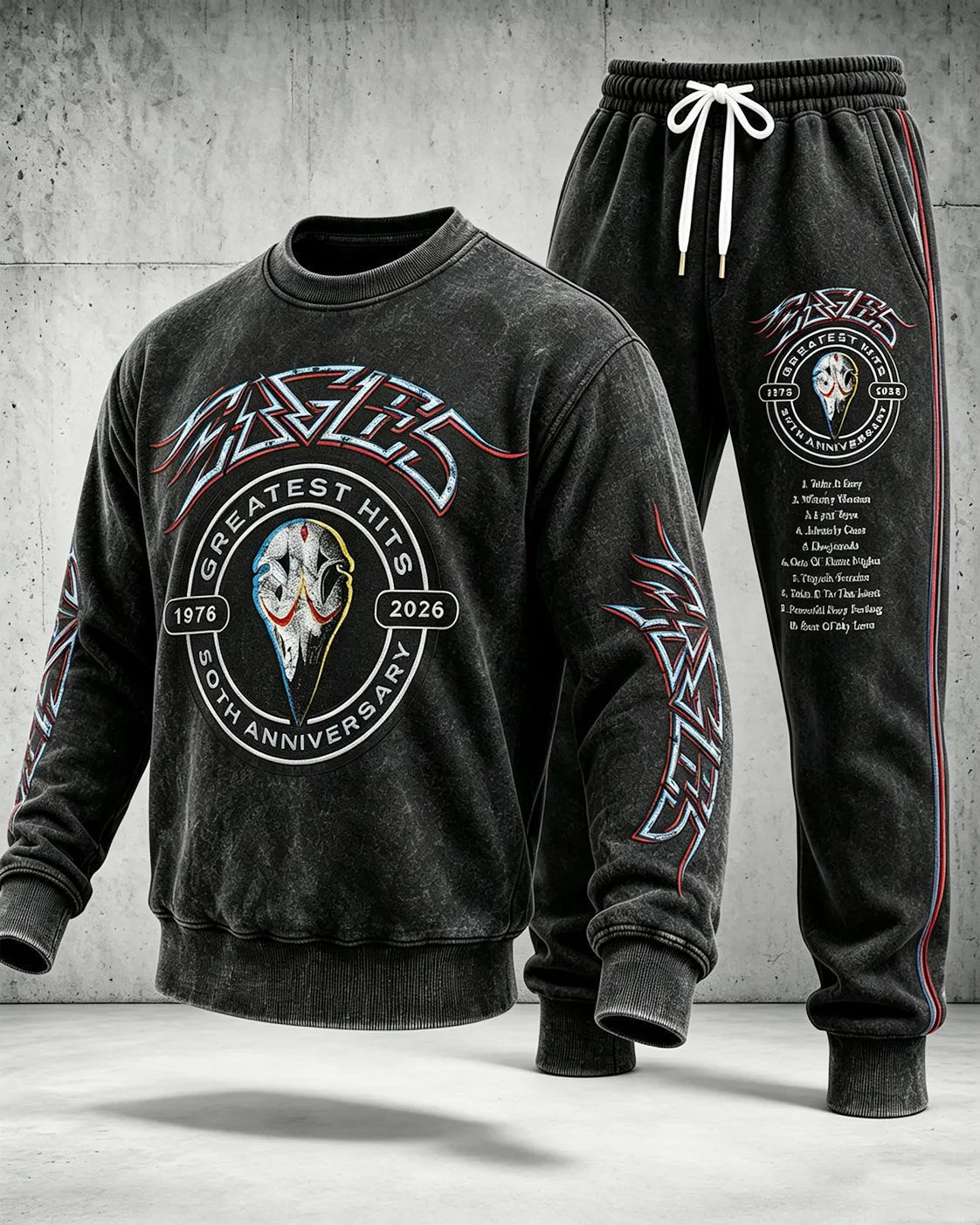 Men's Music Graphic 2‐Piece Set