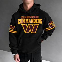 Rugby-print Hoodie