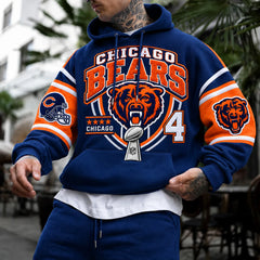 Rugby-print Hoodie