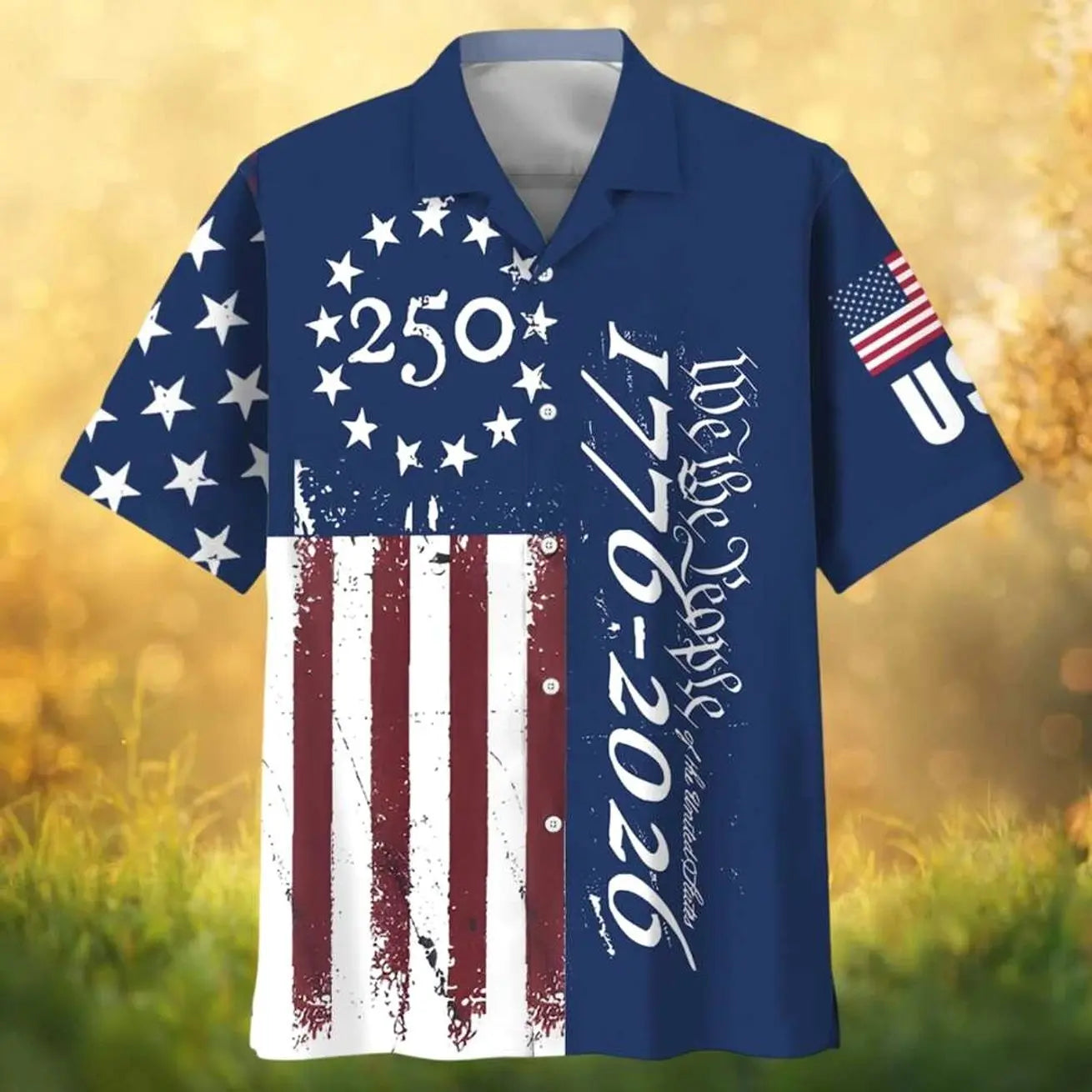 USA 250th Anniversary Hawaiian Shirt