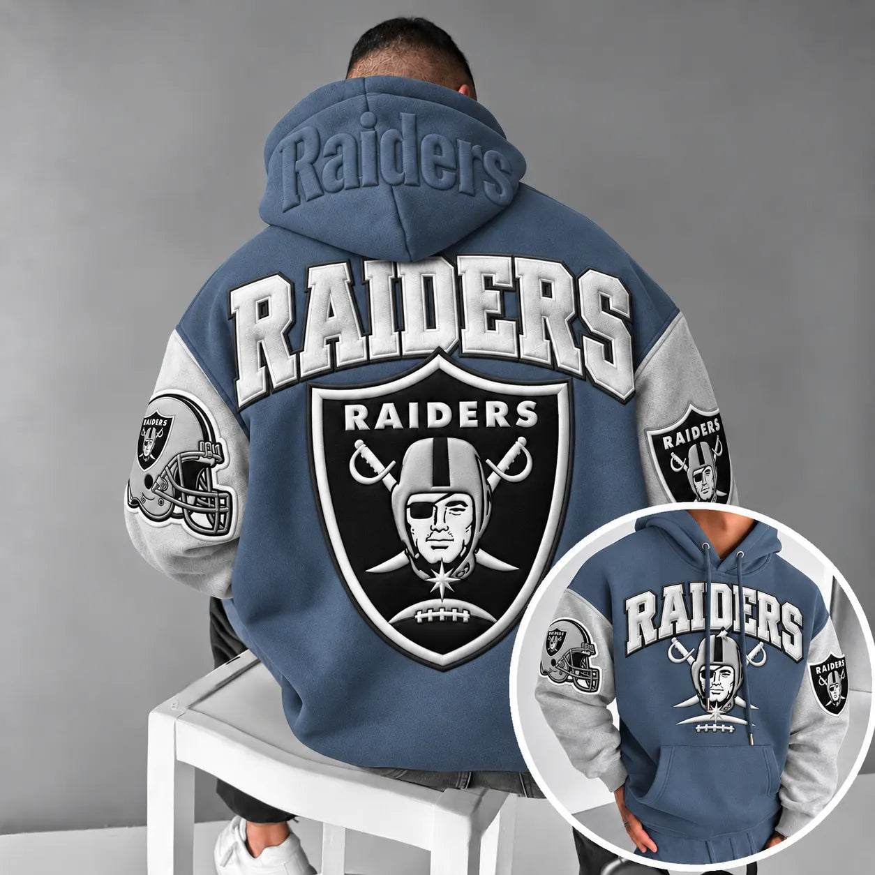 Rugby-print Hoodie