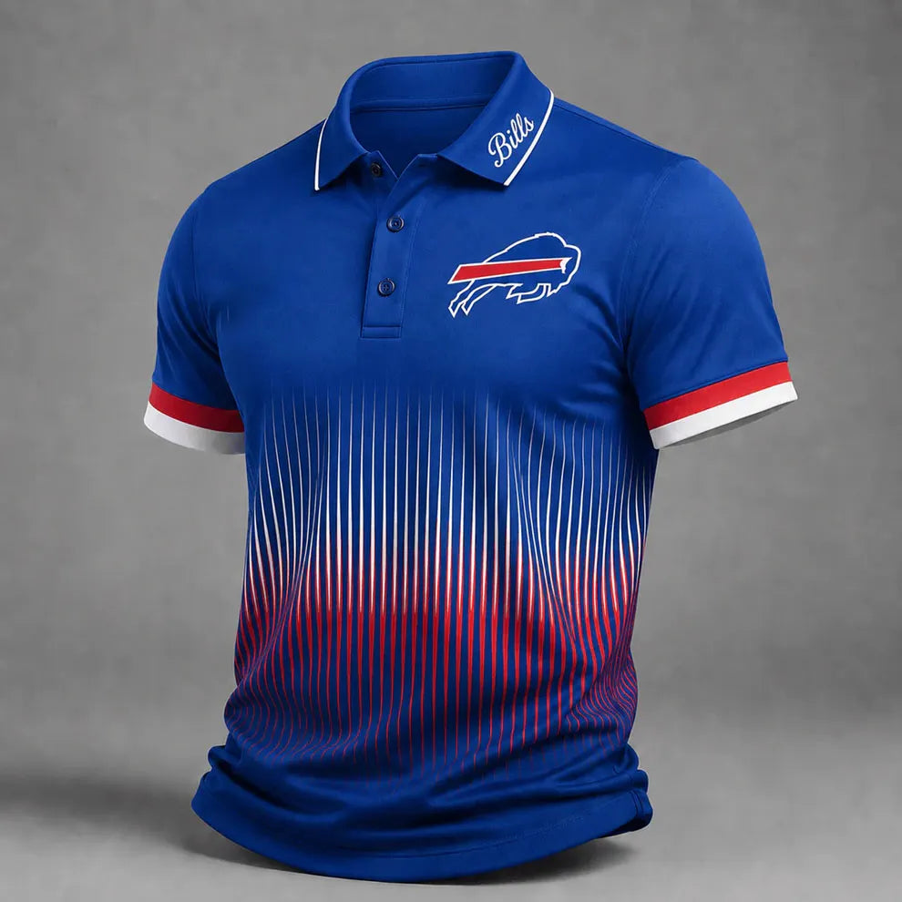 Men's Buffalo Bills Football Fan Polo Shirt