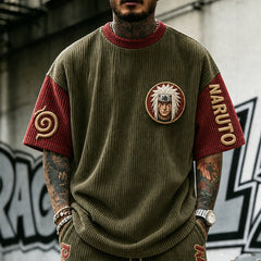 Unisex Anime-Style Retro Oversized T-Shirt