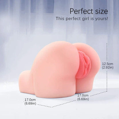5.1lb 3 in 1 Realistic Handheld Sex Doll  – TPE Male Masturbator