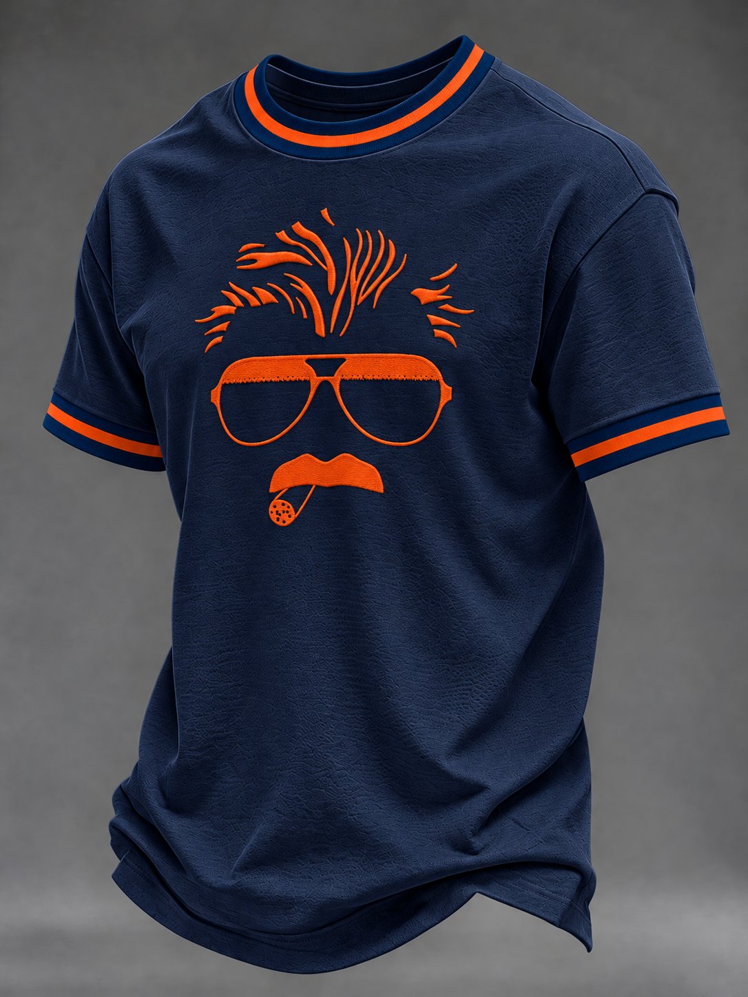 Men's Retro Print Short-Sleeve T-Shirt