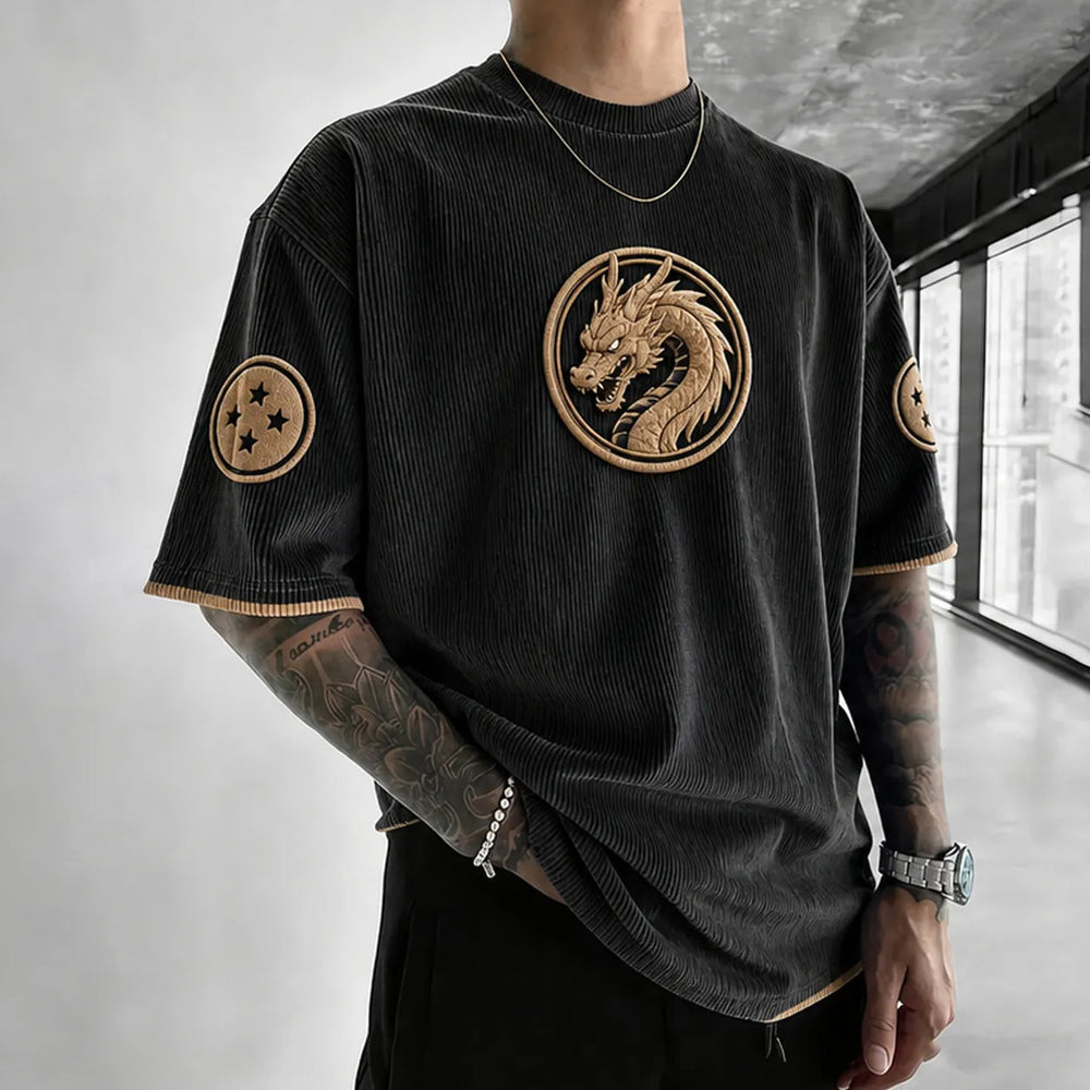 Unisex Anime-Style Retro Oversized T-Shirt