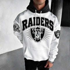 Rugby-print Hoodie