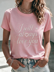 Women'S Commemorative Printed Casual T-Shirt