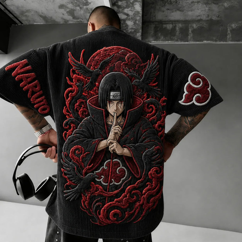 Unisex Anime-Style Retro Oversized T-Shirt