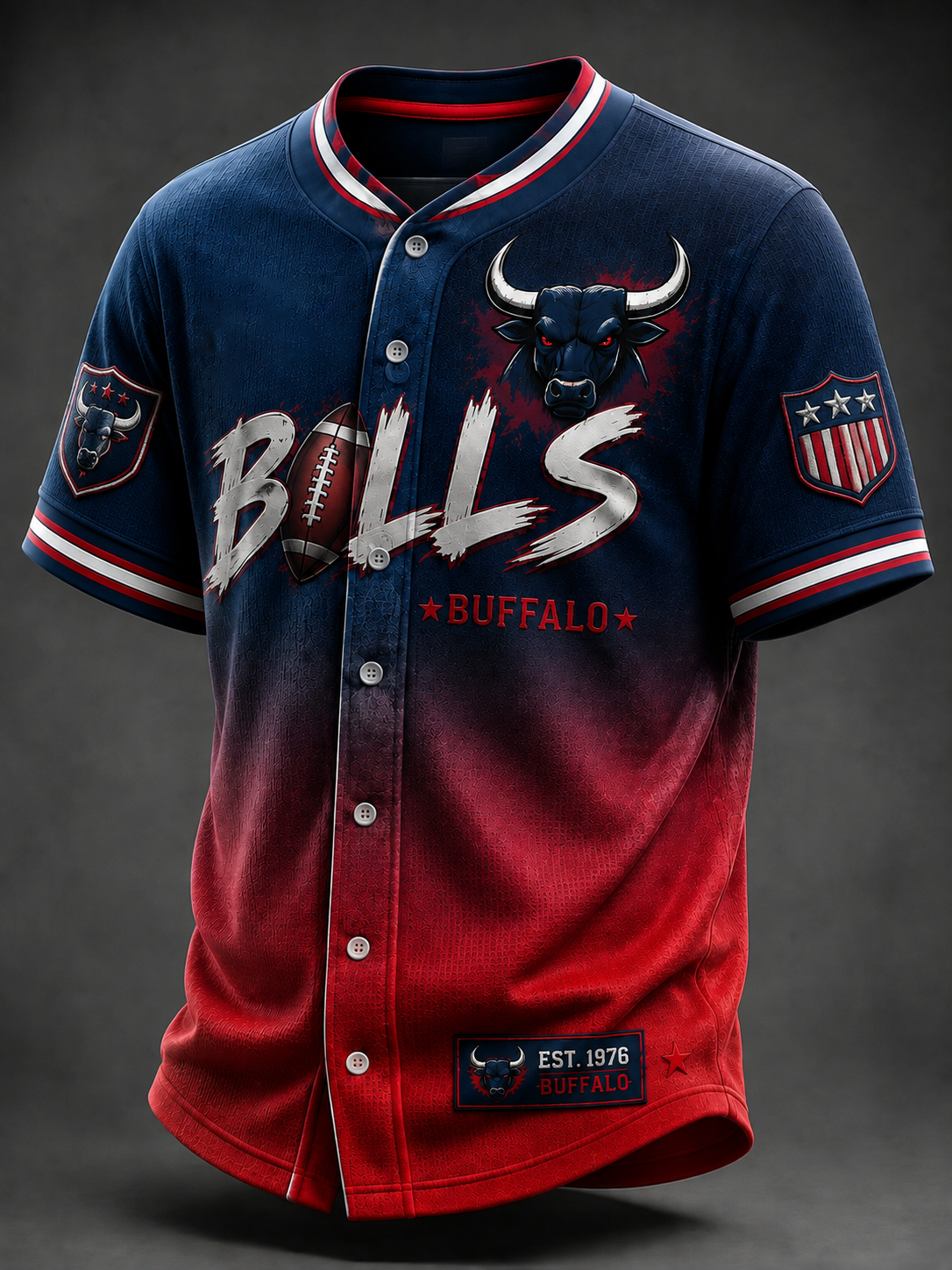 Men's Football Print Sports Jersey