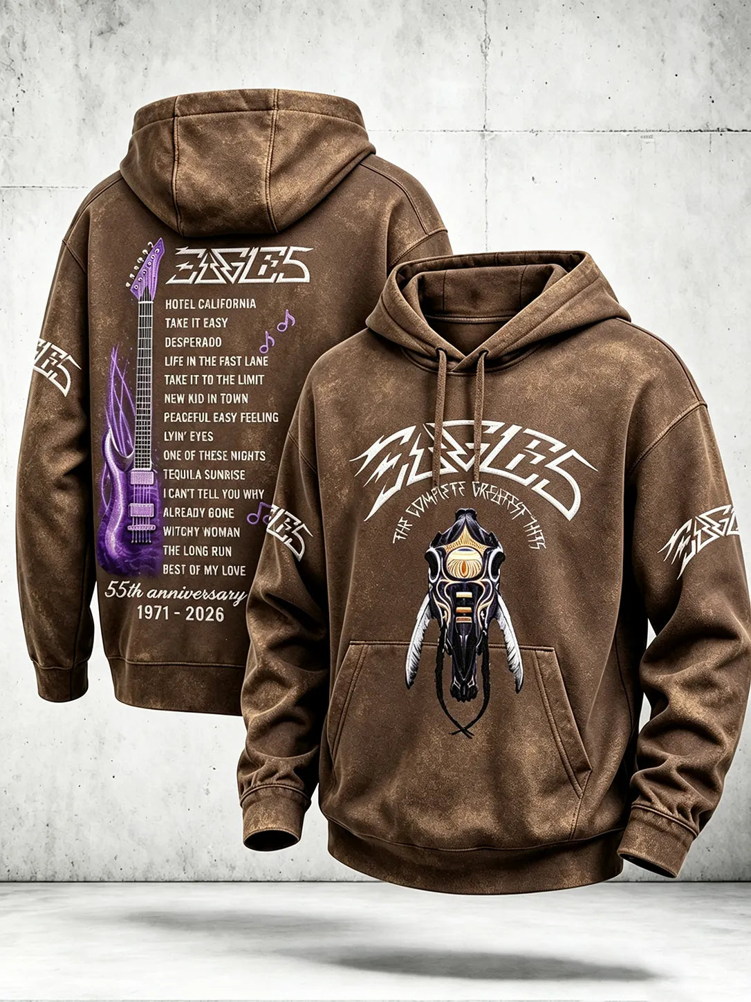 Men's Music Graphic Crewneck Sweatshirt