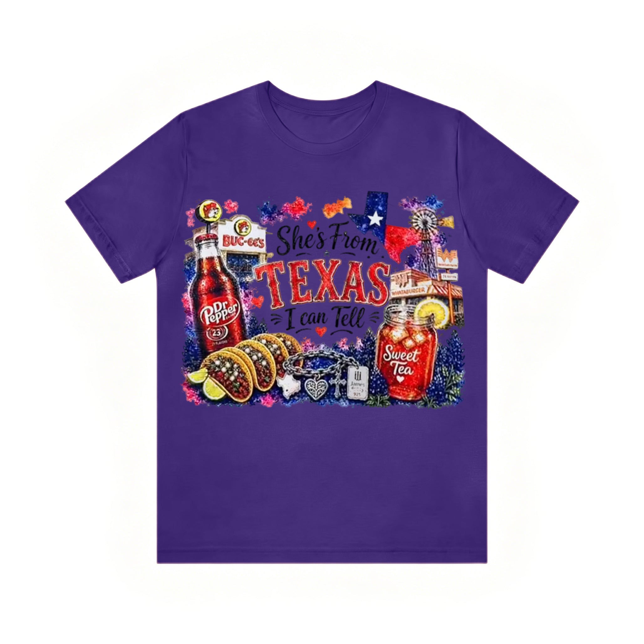 Shes from Texas I Can Tell Lyric Unisex T-shirt