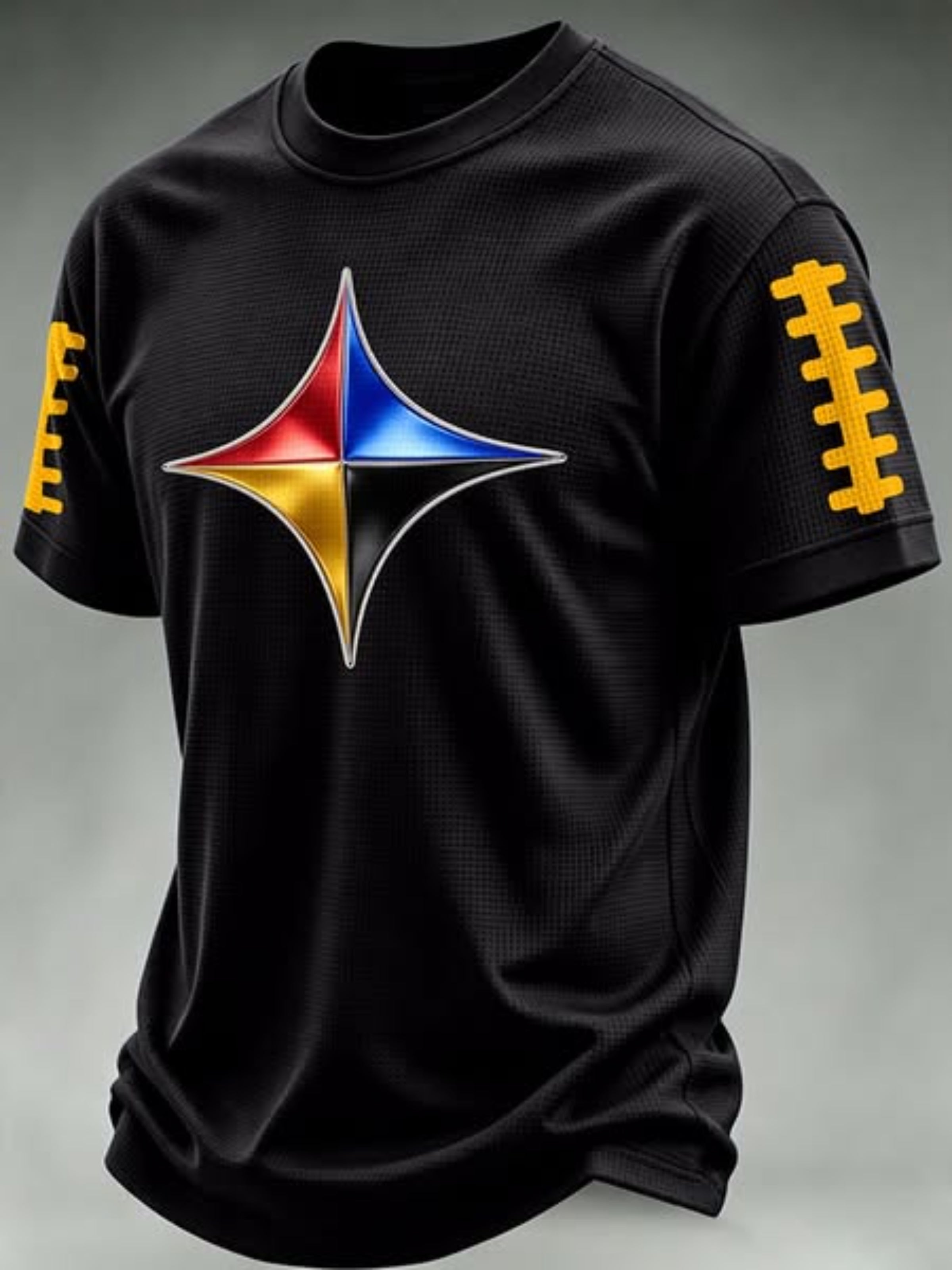 Men's Vintage Melting Star Graphic T-Shirt